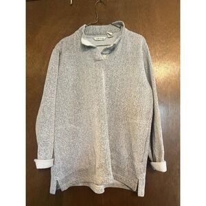 Orvis Women's Outdoor Gray Heathered Pullover Sweater‎ Sweatshirt Size M